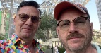 Roman und Christian auf Reisen