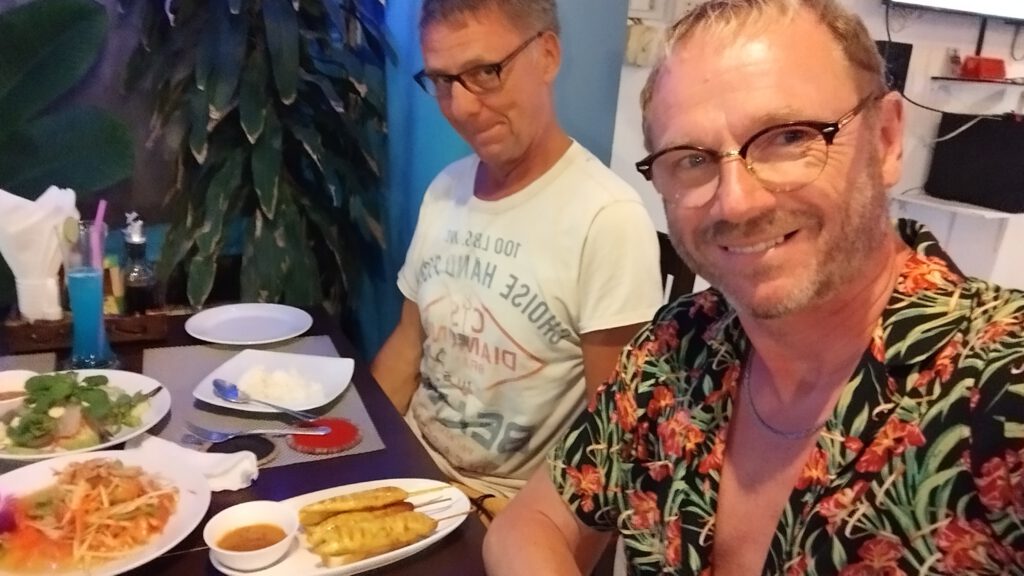 Abendessen im Blue Manao