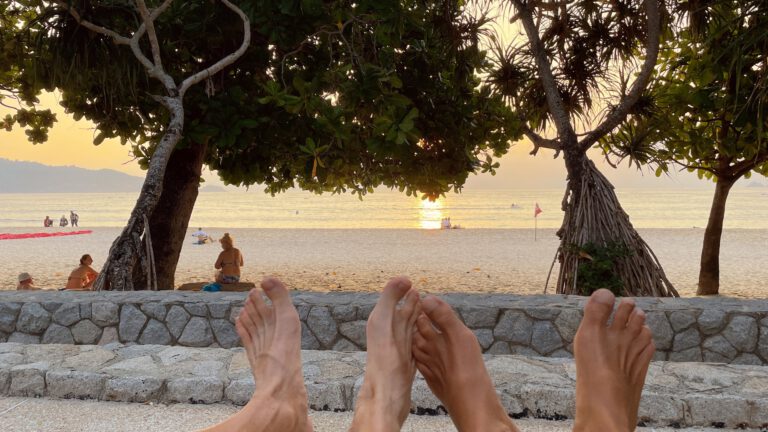 Blick auf den Strand