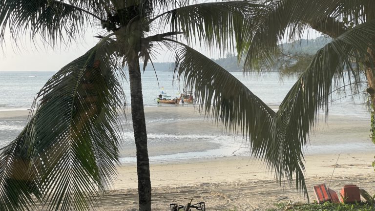 Blick auf den Strand