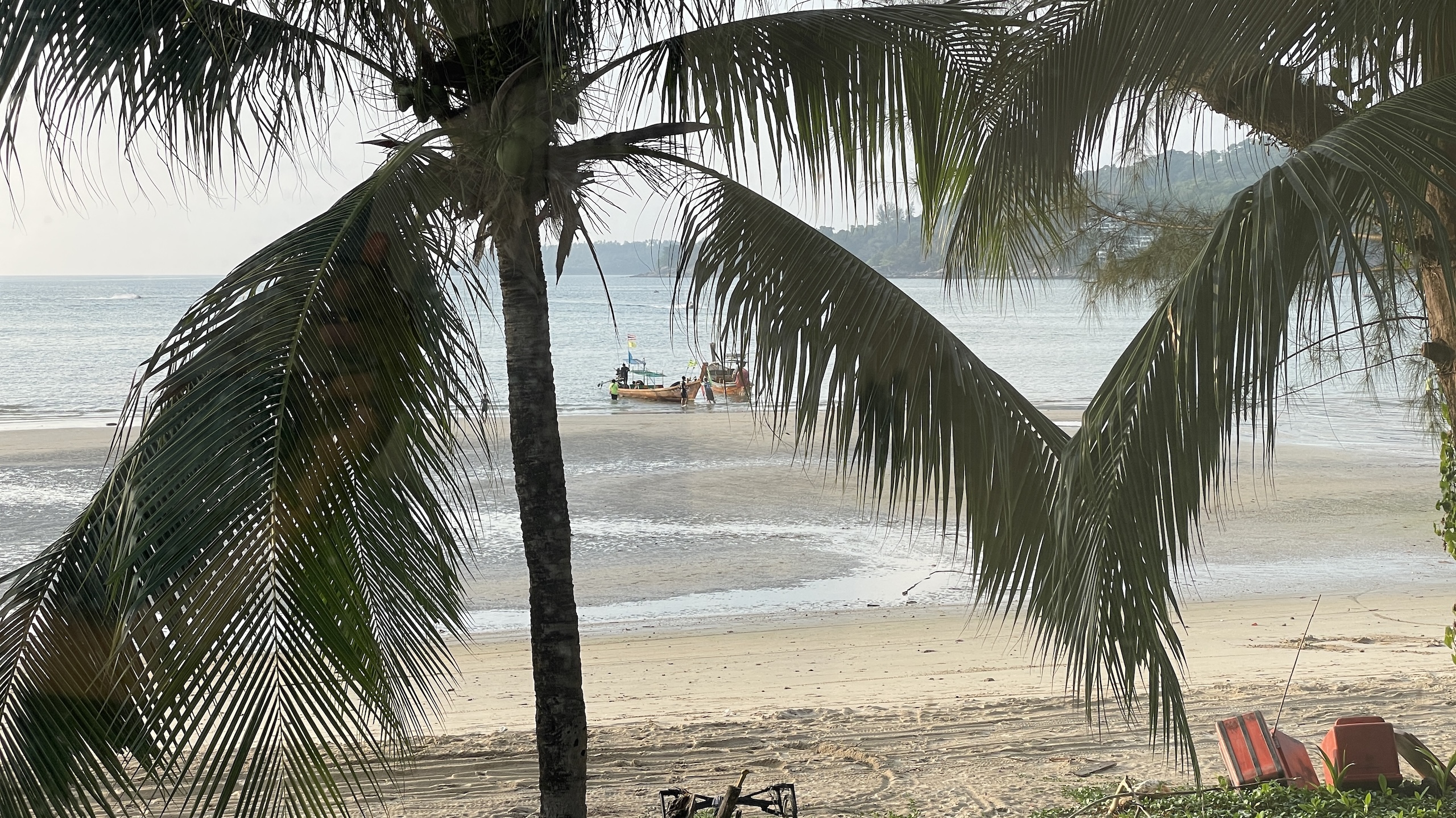 Blick auf den Strand