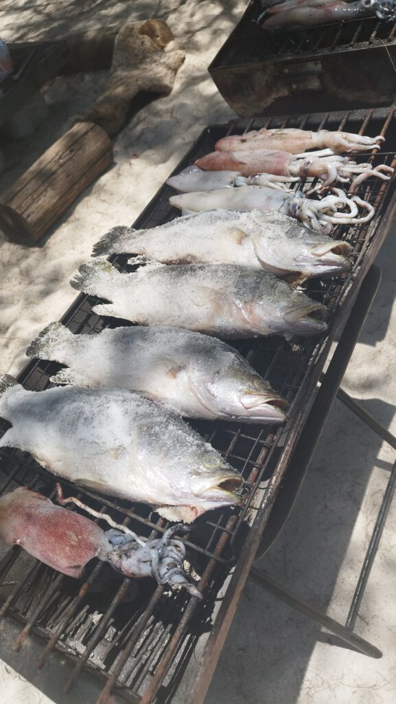 Fisch auf dem Grill