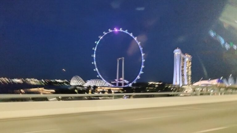 Singapur Flyer und Marina Bay Sands